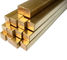 Lead Free Square Brass Rod  , Yellow Brass Square Bar With Hpb60-3, Hpb59-1 , CW617N , C3771