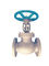 Two Pieces Flanged Marine Ball Valve  Bronze stop Valve For Seawater