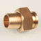 Natural Surface Brass Water Meter Couplings with Customized Size