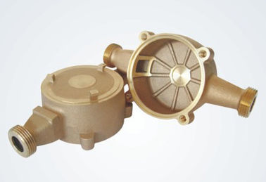 Automatic Sand Casting Bronze Water Meter Body , High Capacity Water Meter Flow Meter