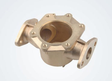 Anti Leak Bronze Water Meter Body , Cold Water Meter Fittings Bronze