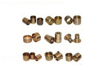 Cylindrical Bronze Bushings And Bearings , Lubricated Bronze Sleeve Bearings ISO9001