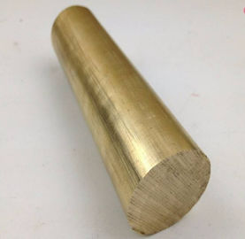 C3601 C3602 C3604 C3600 C3605 Brass Round Bar Stock , High Strength Brass Brazing Rod
