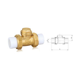 Lead Free Brass Water Valve , Soldering Brass Ball Valve 1/2" - 3/4" Inch