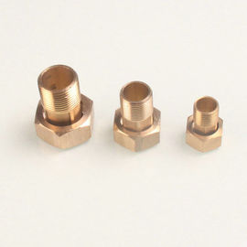 Natural Surface Brass Water Meter Couplings with Customized Size